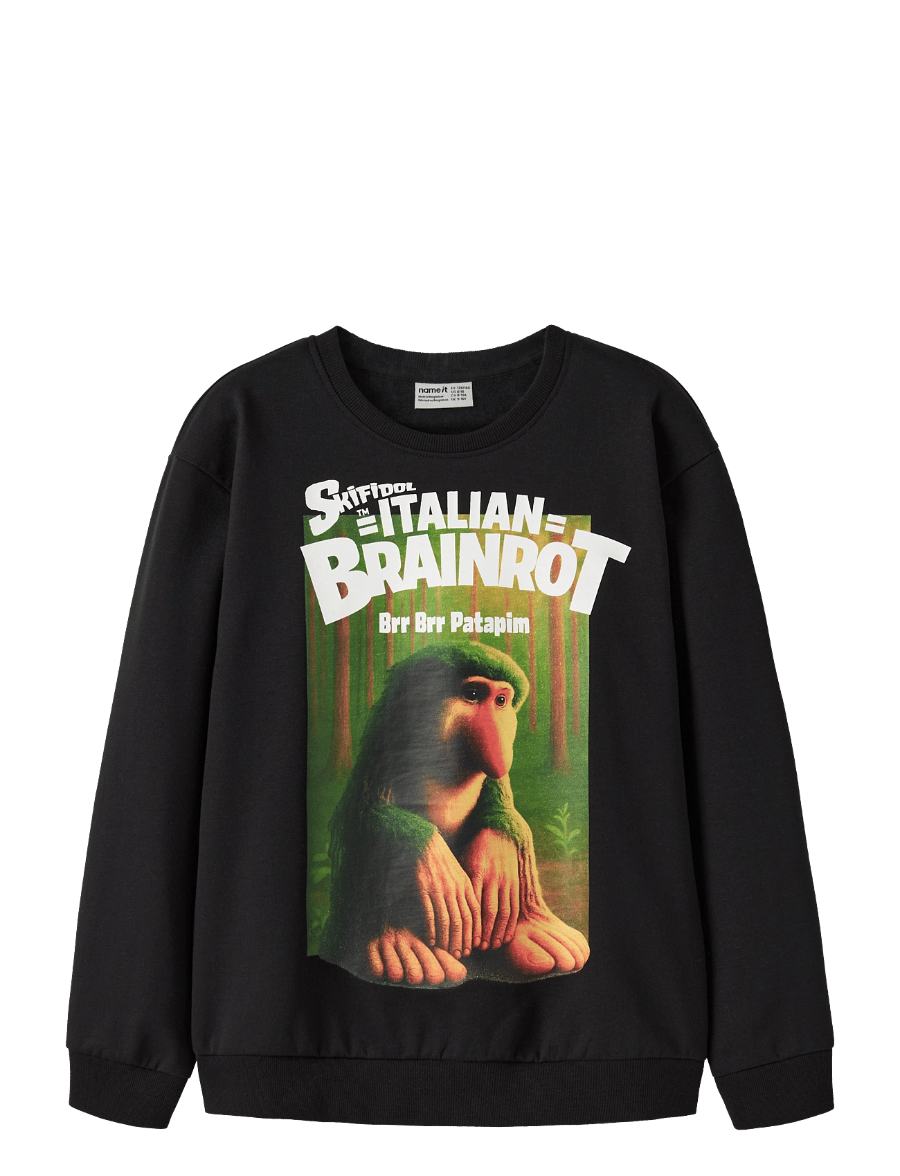 name it Nkmasper Brainr Nreg Swe Box Bru Vde - Black - 146-152