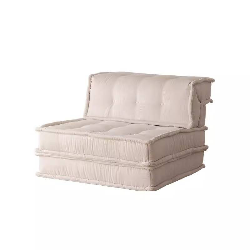 Nordic cream style mahjong sofa living room small apartment designer modular combination single lazy fabric sofa