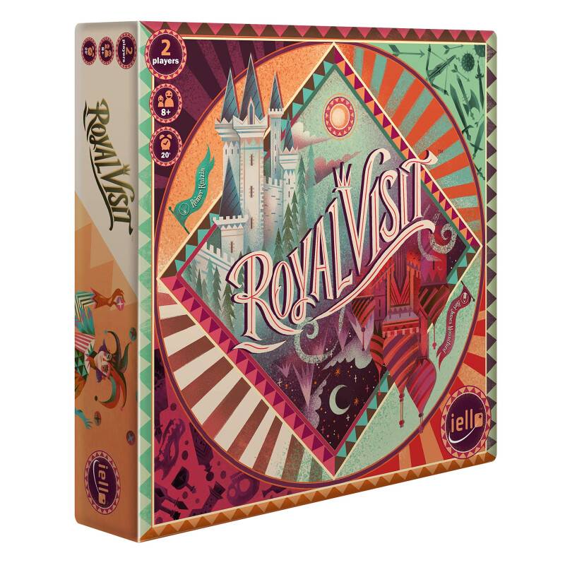 Iello , Royal Visit , Board Game , Ages 8+ , 2 Players , 20 mins...