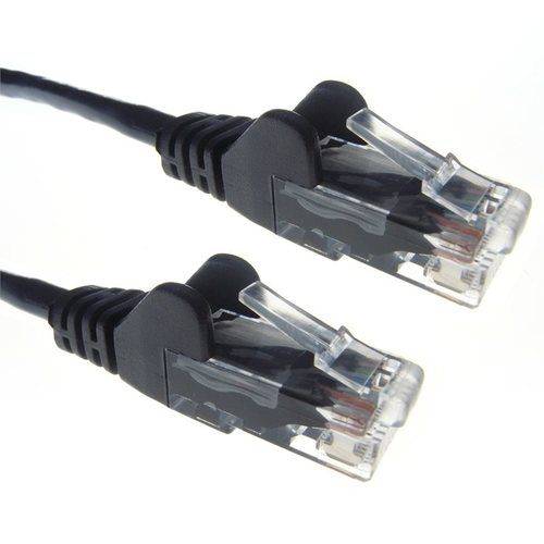 Zexum Black RJ45 Cat6 High Quality 24AWG Stranded Snagless UTP Ethernet Network LAN Patch Cable - 0.5 Meter