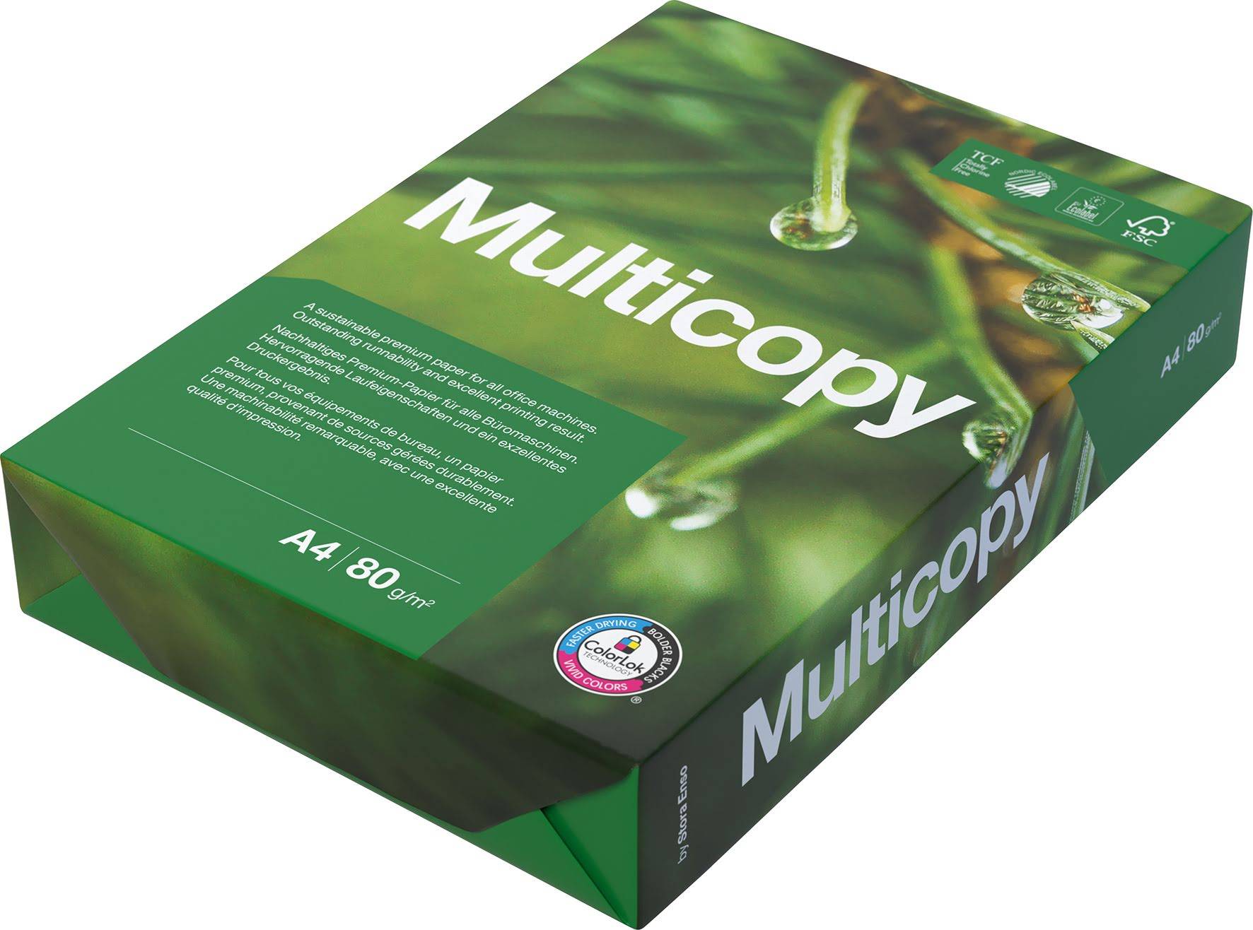 Papper Multicopy A4H 80g 500/p