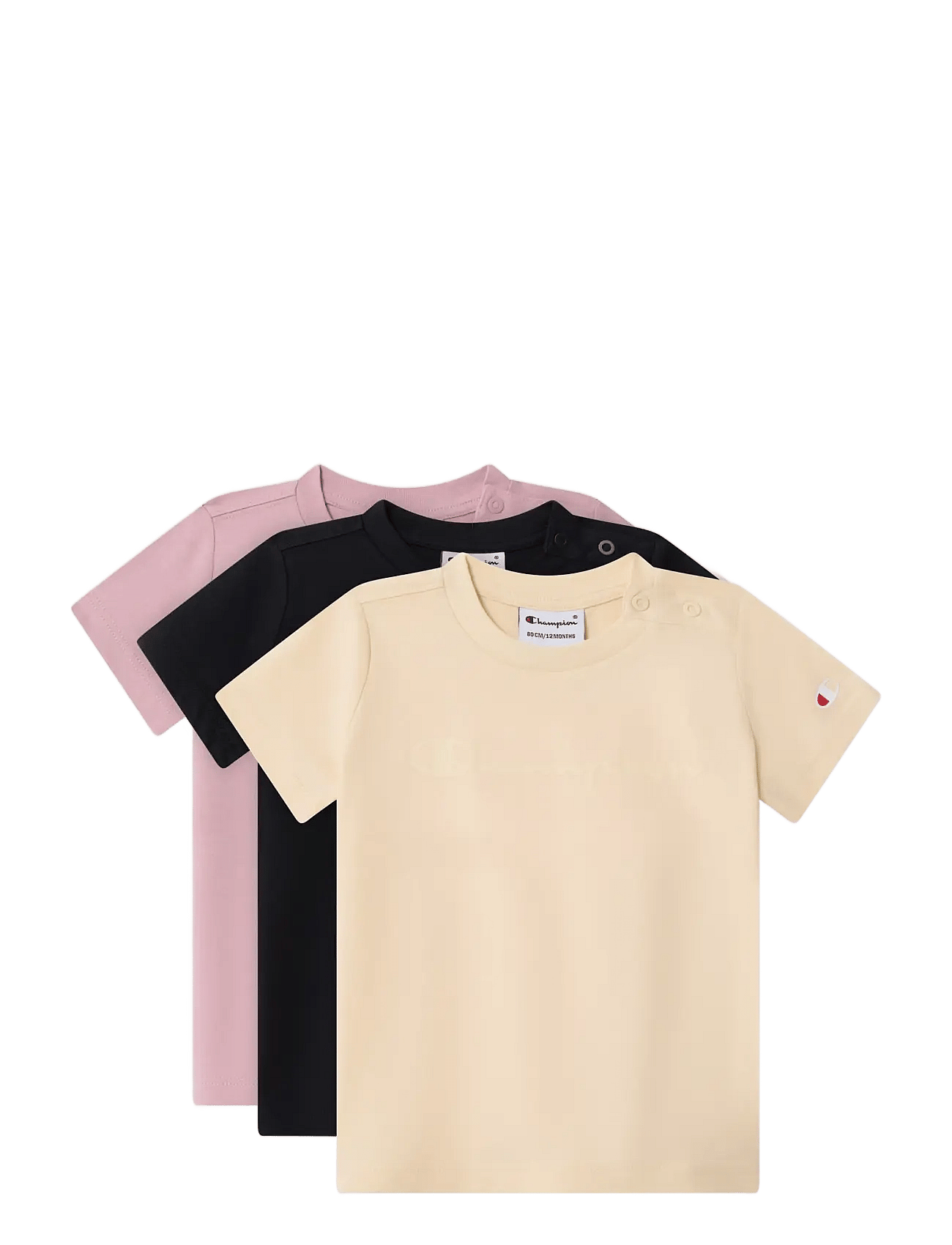 Champion 3 Pack Ss Tee - Multi/patterned - 92