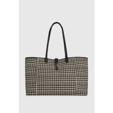 Megan East West Tote - Black/White