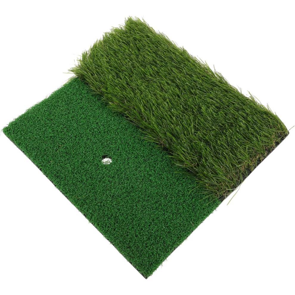 Golfslagmatta för minigolfgräs med konstgräs i två färger