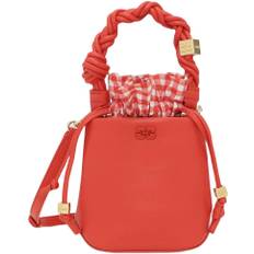 Ganni Bou Bucket Mini Vichy Pouch Dam Stl. - Handväskor Från Magasin - Red Alert (One size)