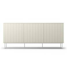 Decotique Wave Skænk 3d Cremefarvet - Skænke & Sideboards Eg Cream - 320132-236635