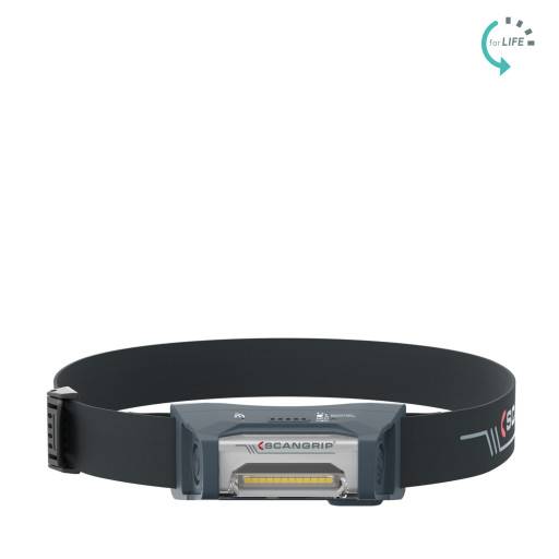 Uppladdningsbar pannlampa I-VIEW FOR LIFE, 400 lumen