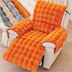 Headrest Cover, Armchair Slipcover, Sofa Armrest Cover, Non Slip Furniture Protector, for Recliner Chair Winter Square Plush,A