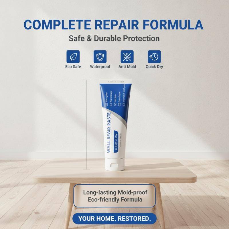 250G Väggspackel Gipsspackel Vit Reparationskräm För Väggsprickor Klotter Flagnande Färg Hemrenovering Underhåll