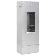 vidaXL Rökskåp med kallröksgenerator galvaniserat stål, röktunnor, rökgrill, kallröksskåp, rökare, rökgrillar, kallrökstunna, kallrökare