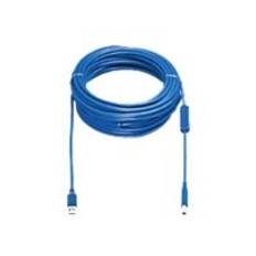 Vaddio 20m USB 3.0 A to USB B Cable - Active USB Cable - Black - USB-kabel - USB typ A (hane) till USB Type B (hane) - USB 3.0 - 20 m - aktiv - för Vaddio OneLINK Cisco Codec Kit for OneLINK Bridge to Cisco Cameras