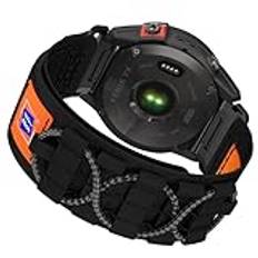 Armband för Fenix 6X Pro, 26 mm Quick-Installerat nylonarmband för Fenix 7X/Fenix 6X/Fenix 7X Pro/Fenix 5X/Fenix 5X Plus/Fenix 7X Solar/Fenix 3/Fenix 3 HR/3 Safire/Fenix 7X Safire Solar/D2 Delta PX