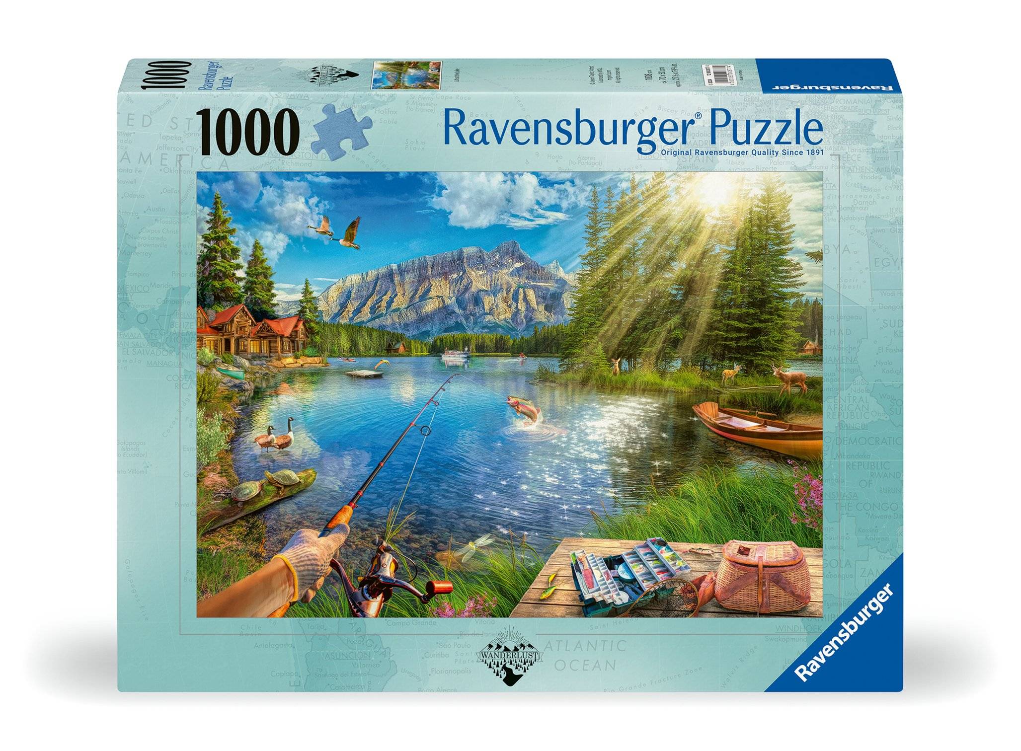 Ravensburger Puzzle Life At The Lake 1000p