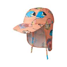 Småfolk FIsh UV50 Solhatt Papaya 2-4 Y  Orange.  2-4 år  Unisex