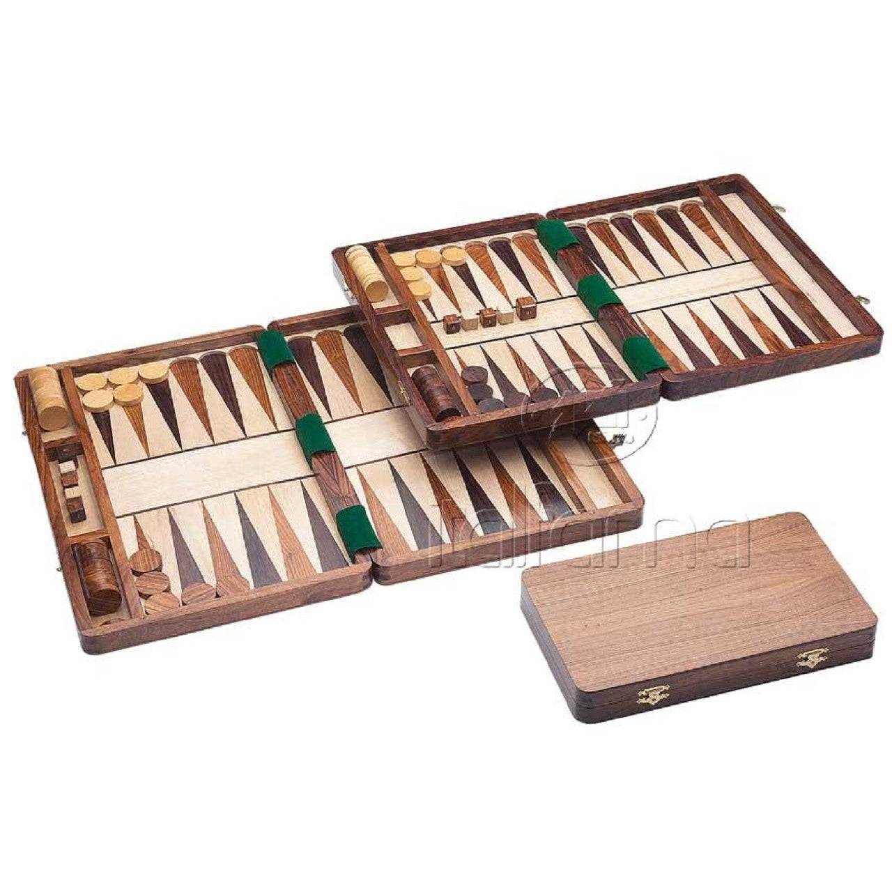 BACKGAMMON EXKLUSIVT I TRÄ