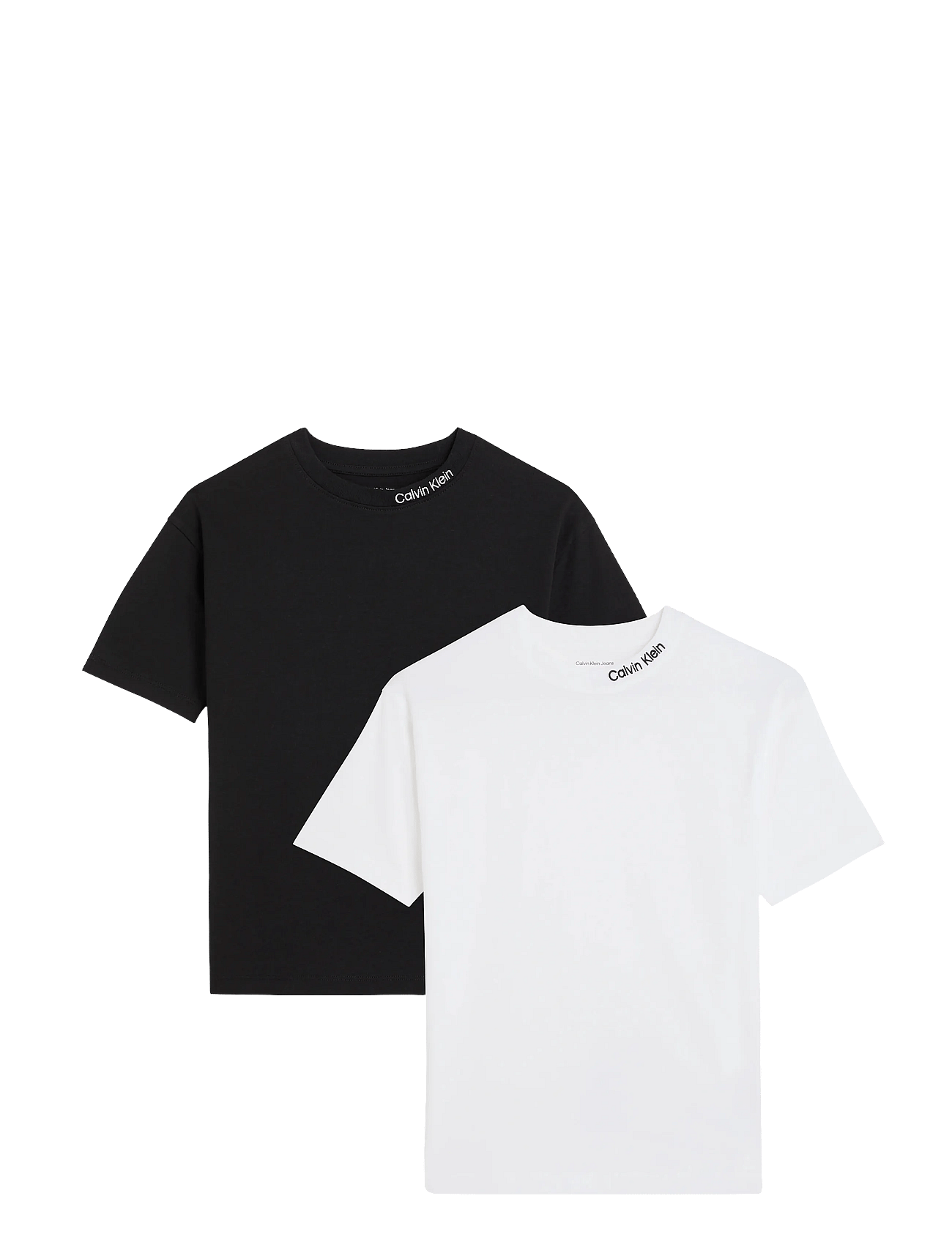 Calvin Klein 2-Pack Embro Logo T-Shirt Ss - White - 128