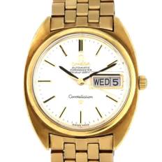 Omega Vintage, Pre-owned, Herr, ONE Size, Pre-owned Metall klockor - yellow (ONE SIZE)