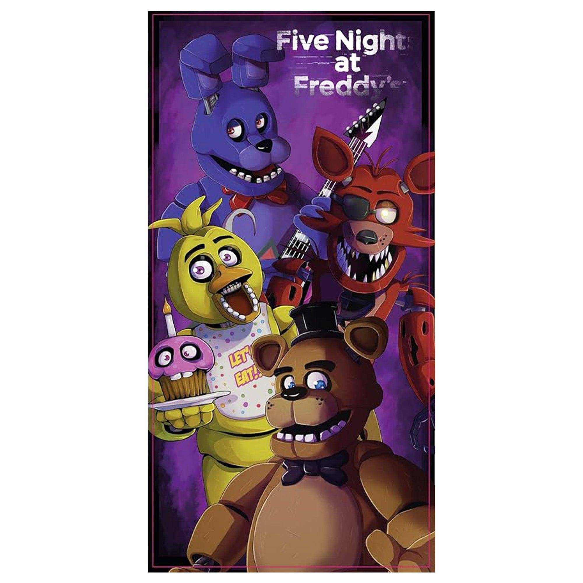 Five Nights At Freddys Freddy Fazbear Handduk One Size svart