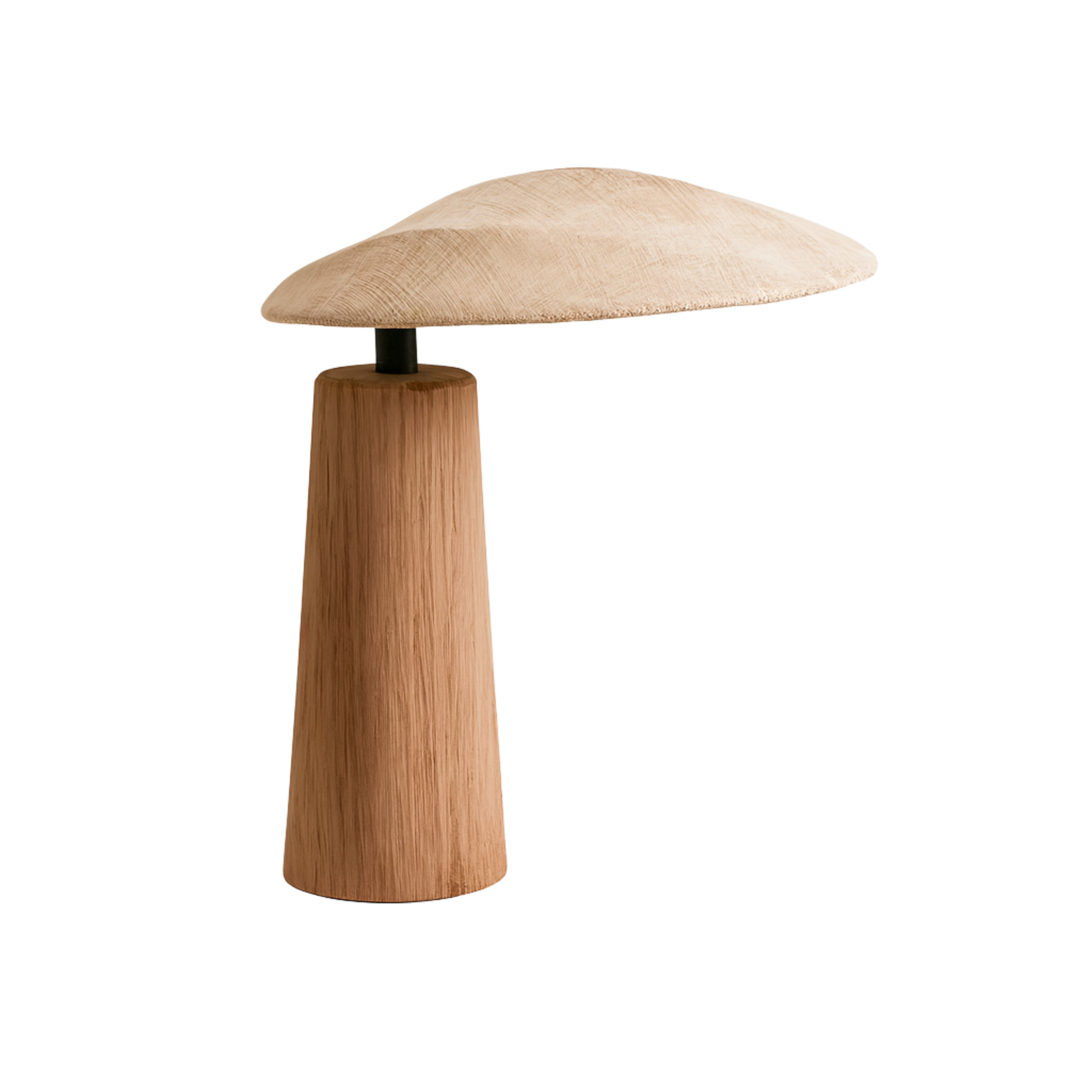 Wabi Sabi bordslampa, Trä / beige 30 cm - japandi design