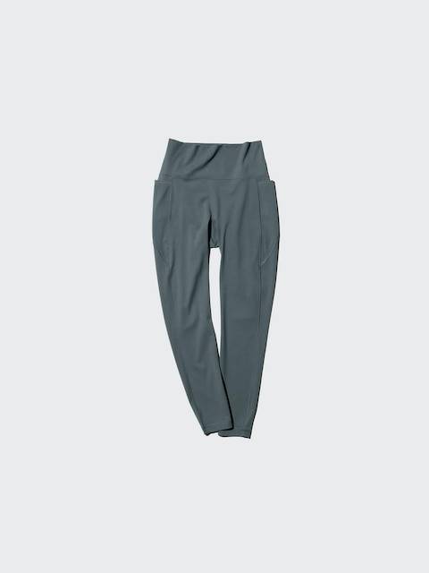 Uniqlo - Ultra Stretch Uv Protection Active Leggings (longer) - Dark Grey - L