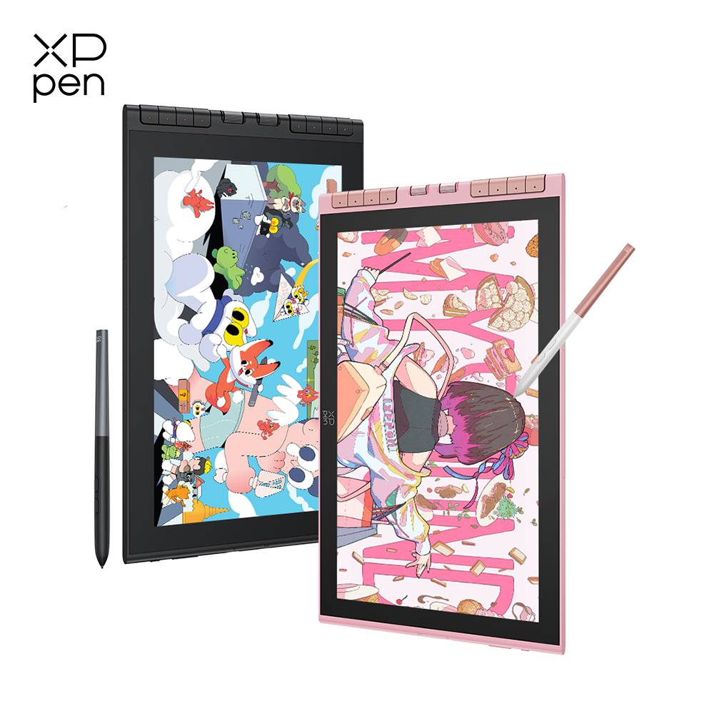 XPPen Artist 12 (Gen 3) Drawing Display with X4 Smart Stylus 2 Dials 8 Keys 1 Stand Portable Graphic Tablet Monitor 99% SRGB