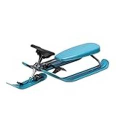 STIGA Snowracer Curve – Klassisk Rattkälke med Stabil Stålram, Broms och Dragkassett – Passar Barn från 7 år och Vuxna (Maxvikt 90 kg)