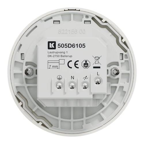 Lemu LED-lysdæmper LK FUGA Zigbee 230V diameter 83 hvid