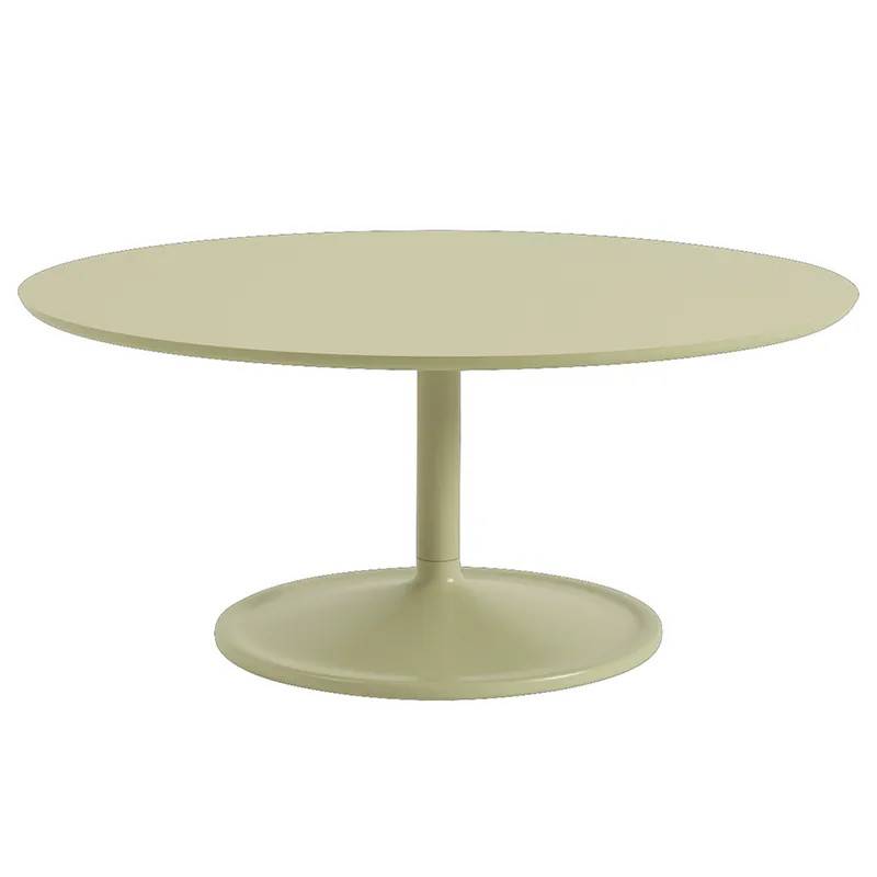 Muuto, Soft Coffee Table 95 cm Beige Green Laminate Beige Green