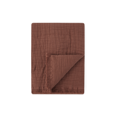 Cotton Mellow Blanket - 130-x-170-cm / Rust