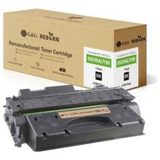 G&G Tonere erstatter HP, Canon 05X, 719H Kompatibel Sort 6500 Sider Reborn remanufactured 21229