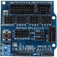 HALJIA Sensorsköld V5.0 expansionsbräda kompatibel med Arduino UNO MEGA R3 2560 Duemilanove Robot V5.0 expansionsmodul