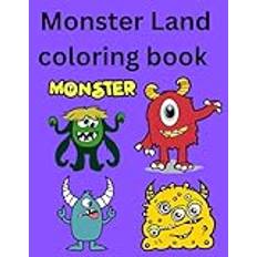 Monster land coloring book