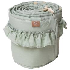 NG Baby Mood Spjälskydd Säng Volang Sage Green One Size      Unisex