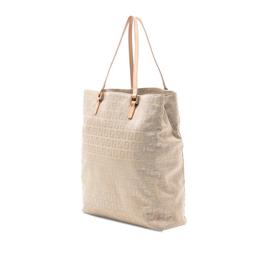 Fendi Vintage Tote Stl. - Totebags Från Magasin - Beige (L 33cm x W 27cm x D 7cm)