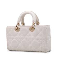 Dior Vintage Dior Lady Dior L 14cm x W 26cm x D 6cm - Totebags hos Magasin