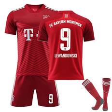 Voksen Lewandowski #9 Fc Bayern München Fodbold T-shirts Jersey Sæt