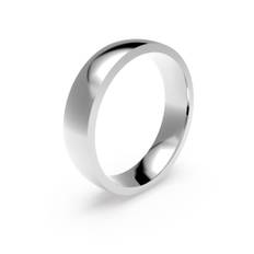 Förlovningsring i platina 5mm, 47