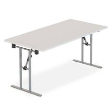 Sammenklappeligt skrivebord Arve 1600x800x25 mm hvid/sølv