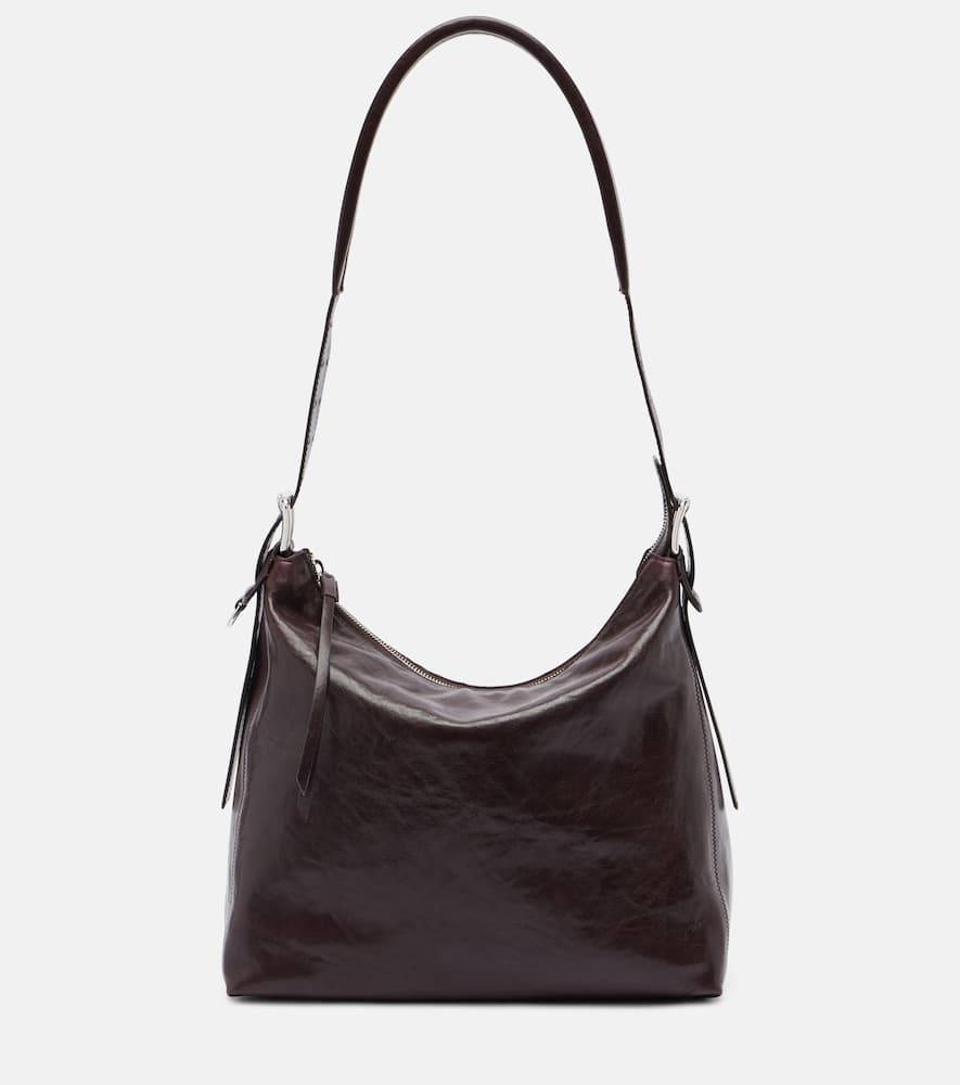 Lemaire Small belted leather tote bag