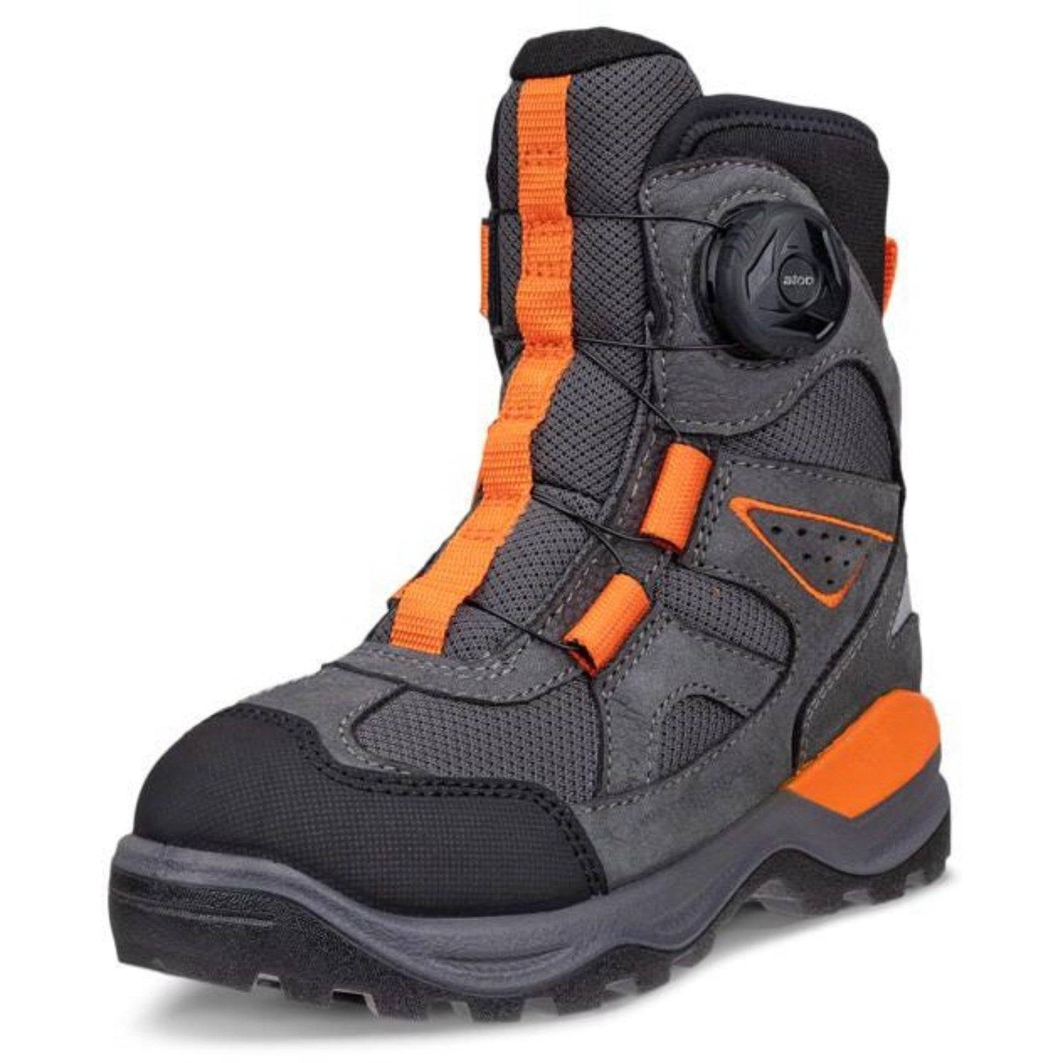 Ecco Vinterstøvle Black/Magnet Snow Mountain Side Atop Str. 30