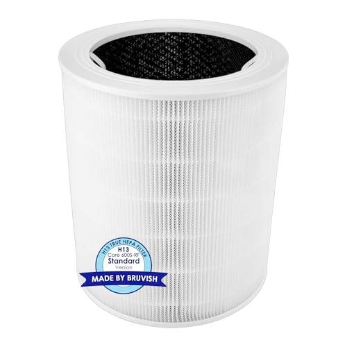 Core 600S ersättningsfilter kompatibla med LEVOIT Core 600S luftrenare, Core600S H13 äkta HEPA-filter, 3-i-1 aktiverad Carbon Core600S-filter, byt ut #Core 600S-RF