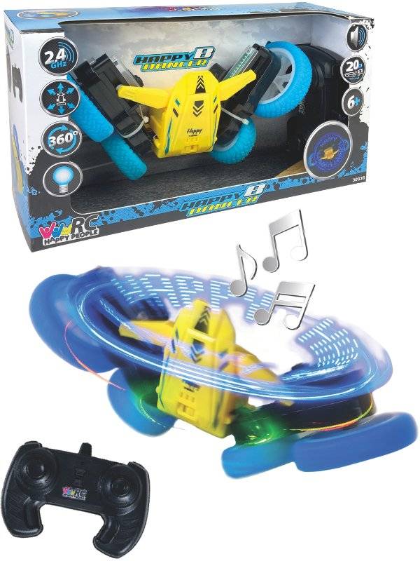 Happy People Happy B-Dancer Radiostyret bil 2.4GHz - med lyd og lys 15 cm