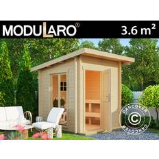 Saunahytte i træ Ruka, 2x2m, 3,6m², Natur