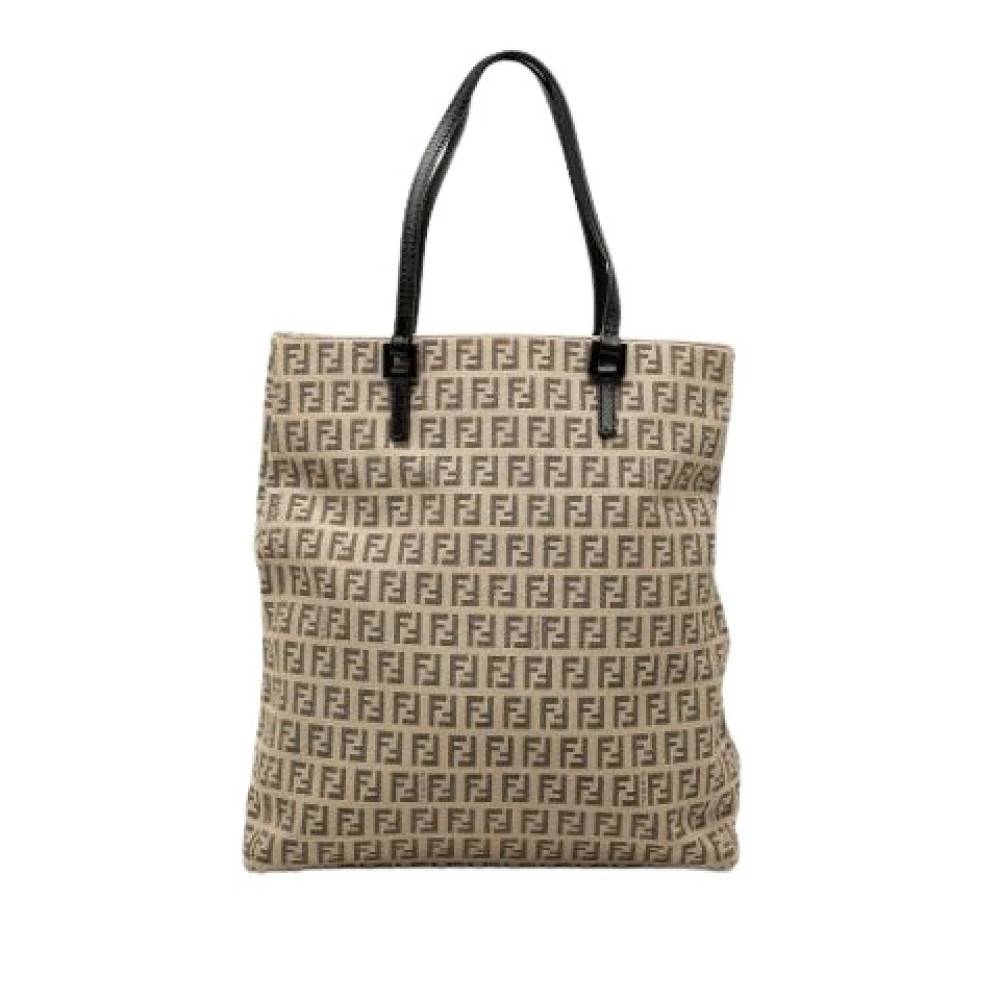 Fendi Vintage - Pre-owned Canvas Tote Bag Vintage - Dam - ONE Size - Läder
