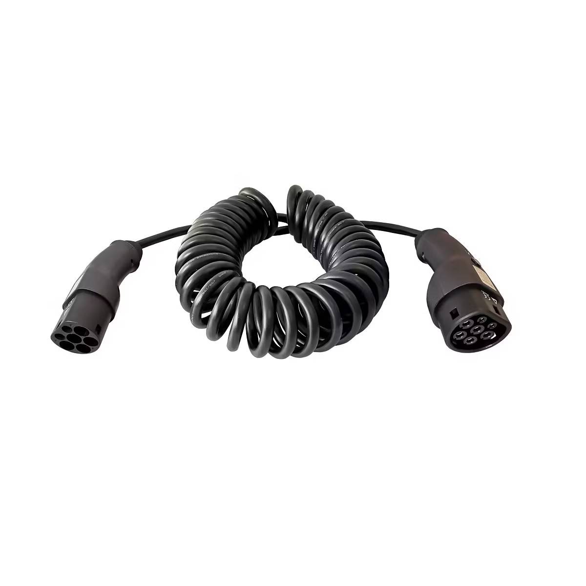 Laddkabel med Tesla knapp, 3-fas, 20A, 13,8kW, spiral: Ja / 20A