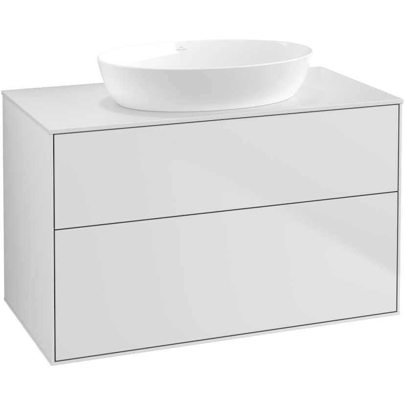 Tvättställsskåp Villeroy & Boch Finion med 2 Lådor och Bänkskiva för Fristående Tvättställ från Artis & Collaro