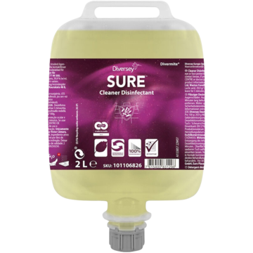 Ytdesinfektion Diversey Sure Cleaner Desinfekt 2L