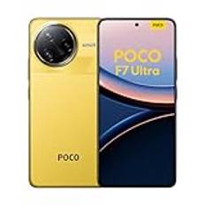 POCO F7 Ultra Smartphone, 12 + 256, gul, 5 300 mAh batteri, 120 W Hypercharge, Xiaomi HyperAI