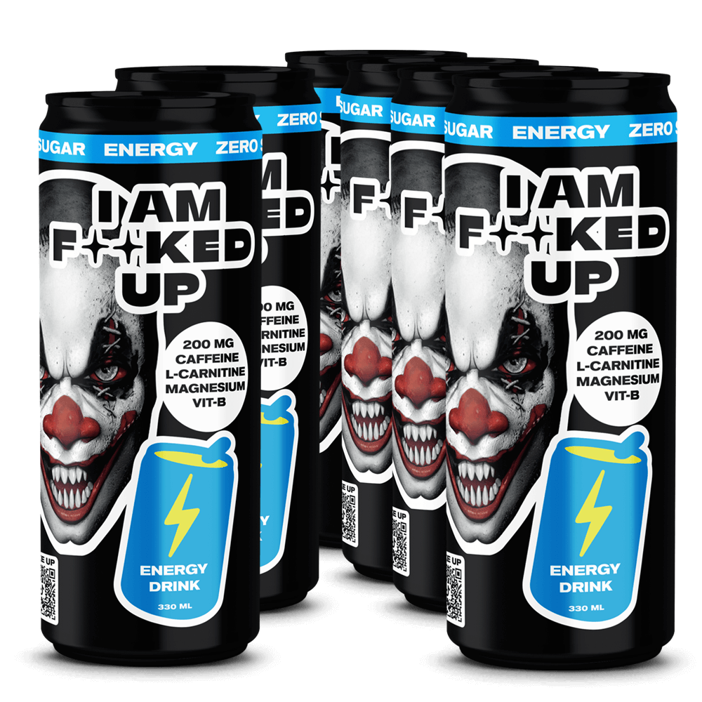 Swedish Supplements I Am Fucked Up Energy Drink - 6x330ml. - Energidryck