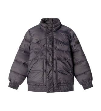 Pepe Jeans unisex för barn. PB4000034 Vadderad jacka Garret grå (12años= 152cm), Casual, Polyamid, barnmode